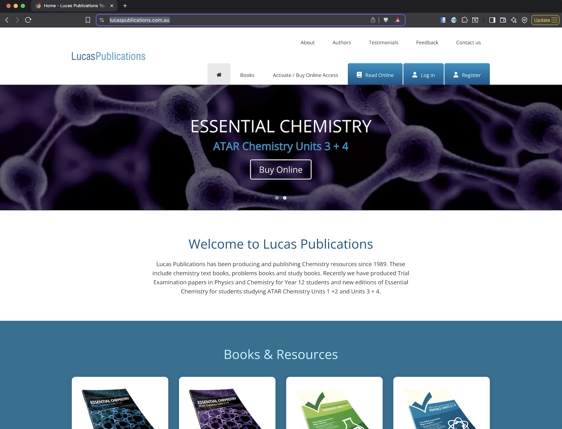 Lucas Publications eCommerce Platform - Built by Joomstore Perth