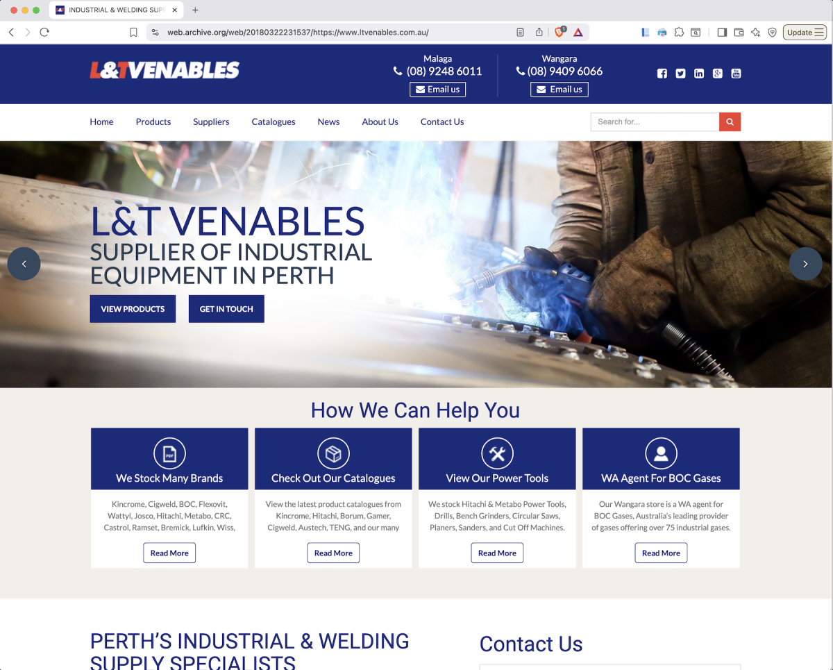 L&T Venables - before